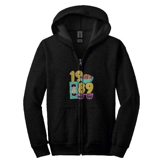 Grad Class 1989 Cinema Student 80s Movie Film School Reunion 1 Zip Hoodies