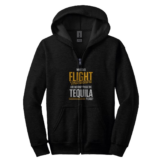Flight Instructor Pilot Aviation Trainer 26 Zip Hoodies