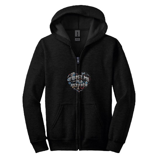 Vet Tech Animal medicines Veterinary Technician Veterinarian Zip Hoodies