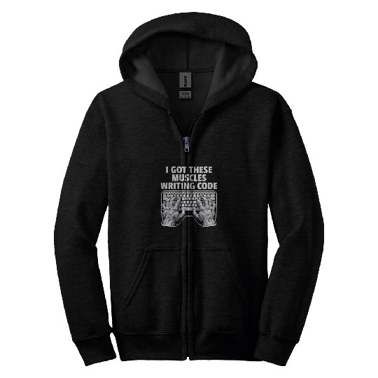 Funny Developers Computer Programmer Coder 1 Zip Hoodies