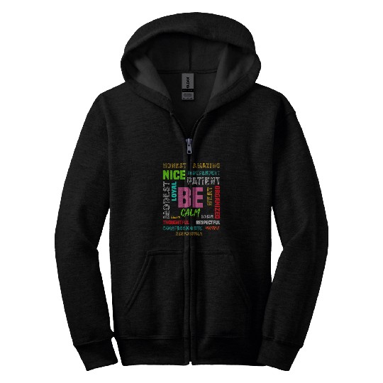 Growth Mindset Positive Thinking Teacher Student Zip Hoodies