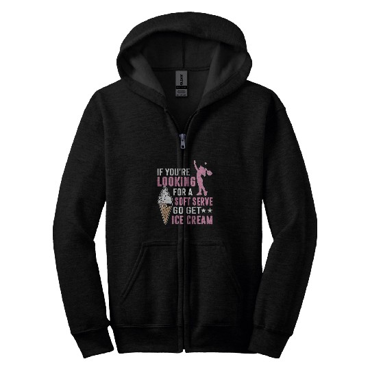 Looking For A Soft Serve Go Get Ice Cream Zip Hoodies