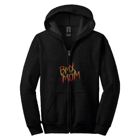 BMX Mom vintages BMX Bike Zip Hoodies
