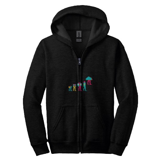 Funny Geek Programmer Nerd Developer Computer Engineering Zip Hoodies