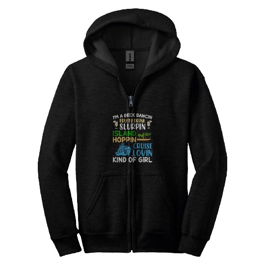 Cruise Ship Accessories Island Hoppin Cruise Boat 1 Zip Hoodies
