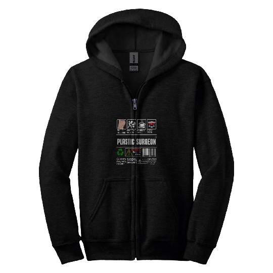 Plastic Surgeon Skills Included Problem Solving Coffee Wines Zip Hoodies