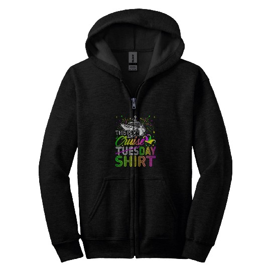Mardi Gras Celebrations parade Boat This is My Cruisday 1 Zip Hoodies