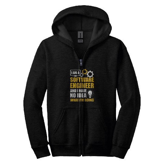 Software Engineer Programming Developer Programmer Coding Zip Hoodies