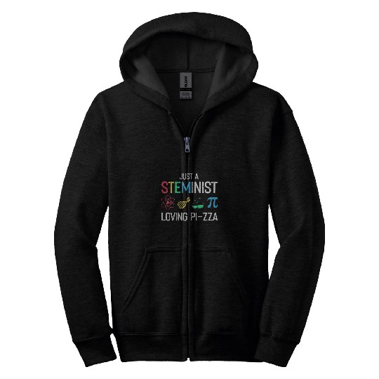 Womens Steminist Science Designs for Female Stem Scientist 10 Zip Hoodies