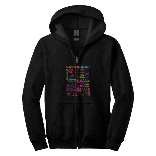 Occupational Therapy Ot Mom Mental Health Student Women Zip Hoodies