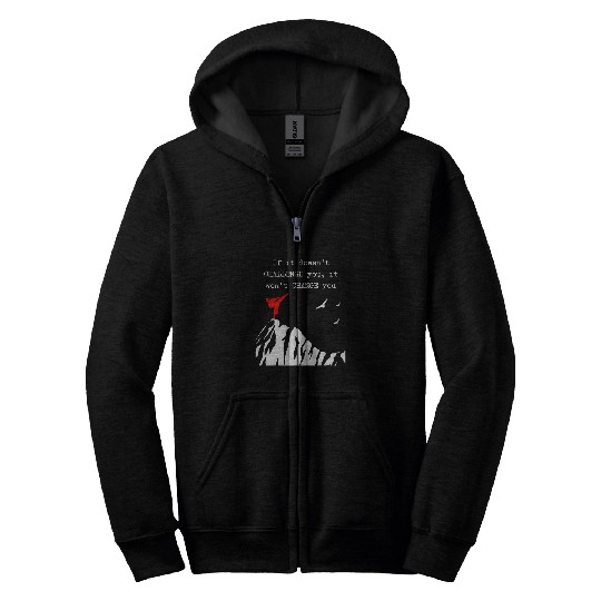 Taekwondo Karate Martial Arts Inspirational Challenge Change Zip Hoodies