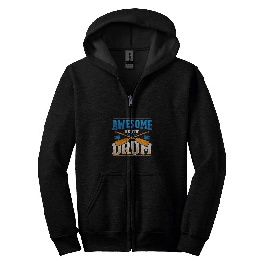Dragon Boat Race Awesome On The Drum Zip Hoodies