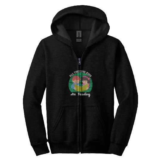 Reading Book vintages Retro Book Lovers 2 Zip Hoodies