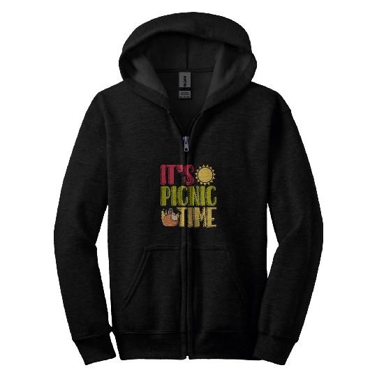 It s Picnic Time Out Enjoy Nature Relaxing 2 Zip Hoodies