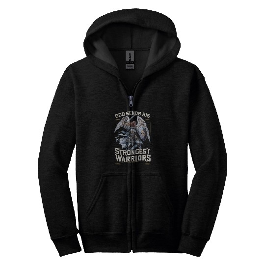 Archangel Gabriel Catholic Christianity Guardian Angel 18 Zip Hoodies