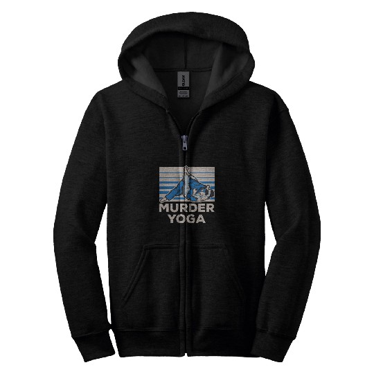Funny vintagess Yoga Brazilian JiuJitsu s BJJ Gift Zip Hoodies