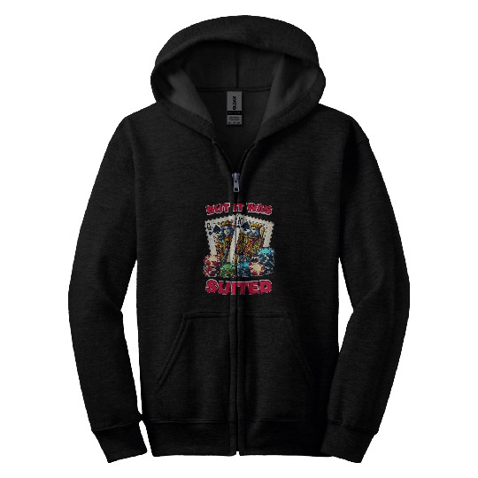 Funny Pokers Hand King Queen But It Was Suited Zip Hoodies