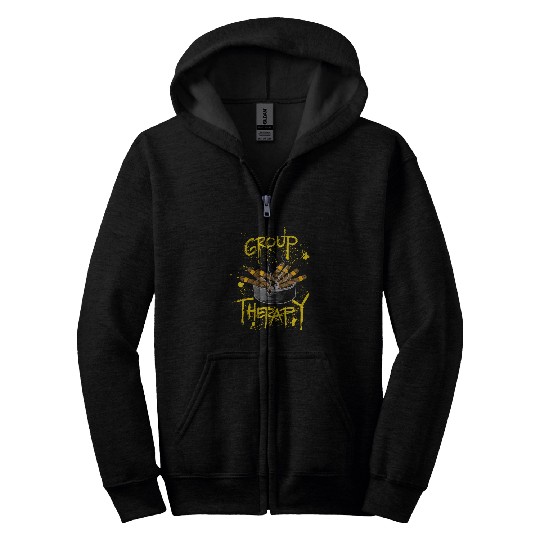 Group Therapy Cuban Cigar Cubano Cigar Zip Hoodies