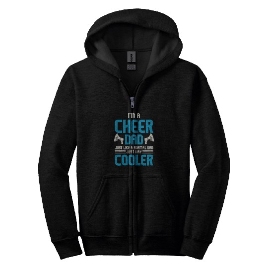 cheerleading team choreographies acrobatics cheerleaders 3 Zip Hoodies