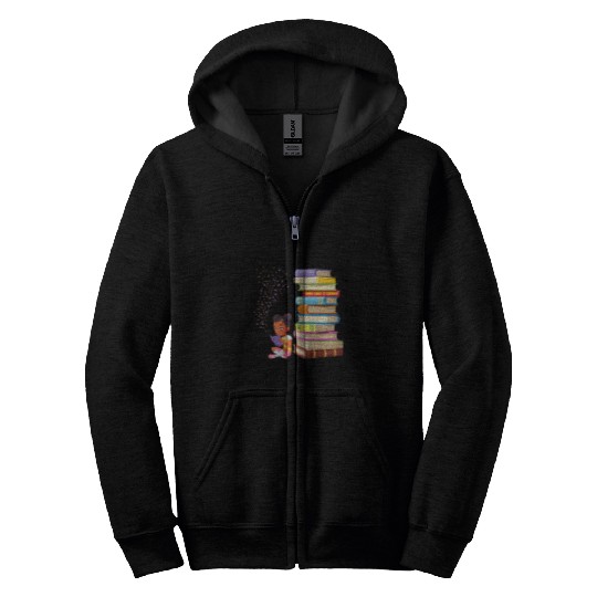 Kids Book Lovers Favorite Wear on Library Day Zip Hoodies