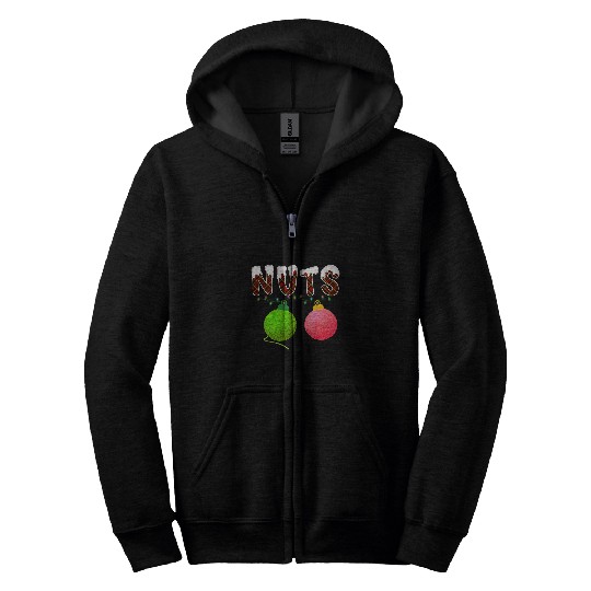 Chest Nuts Matching Chestnuts Crochet Christmas Couples Nuts Zip Hoodies