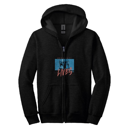Star warss The Book Of Boba Fett Sketch Boxed Up Zip Hoodies