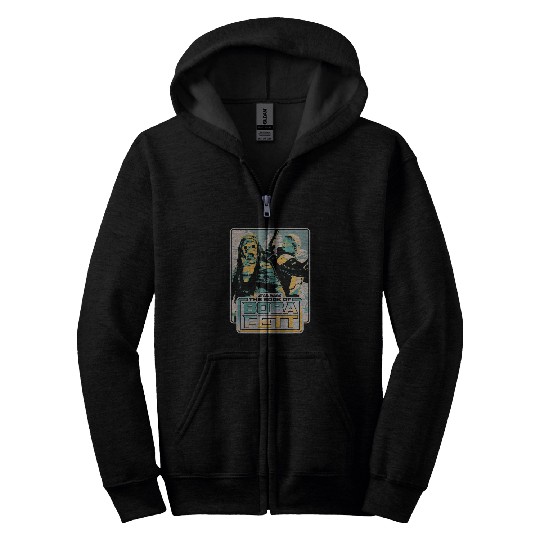 Star warss The Book Of Boba Fett Tusken Raider Retro Style Zip Hoodies