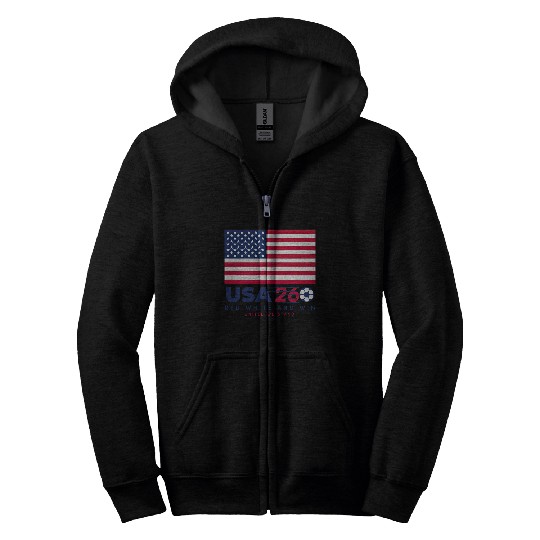 USA World Cup 2026 Zip Hoodies US Soccer