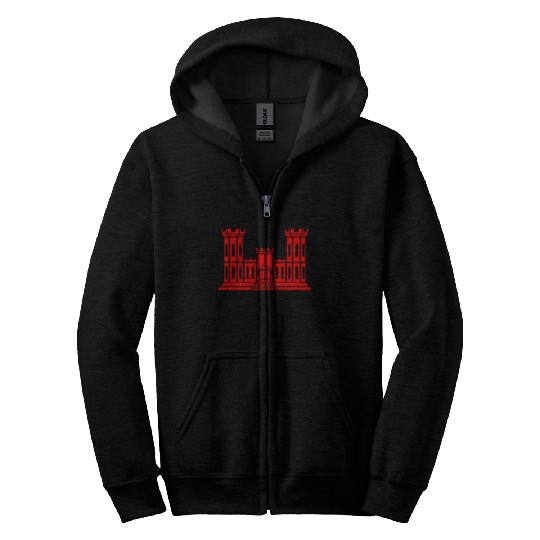 US Combat Engineer Zip Hoodies