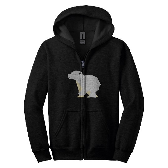 Polar bear Zip Hoodies