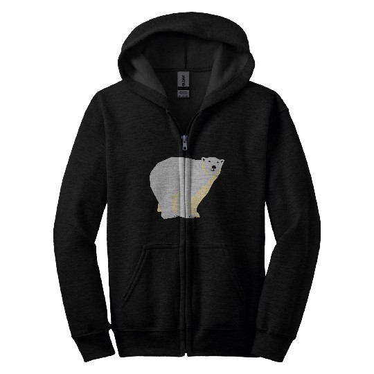Polar bear Zip Hoodies