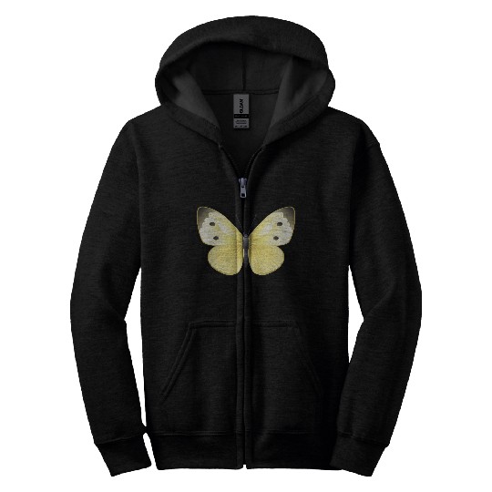 Mountain clouded yellow Zip Hoodies