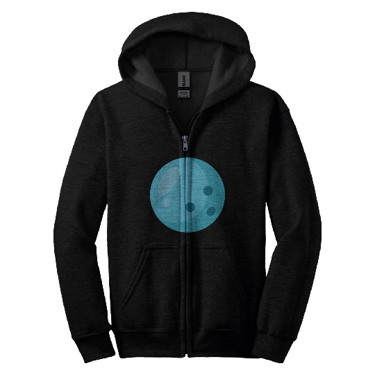 bowling ball Zip Hoodies