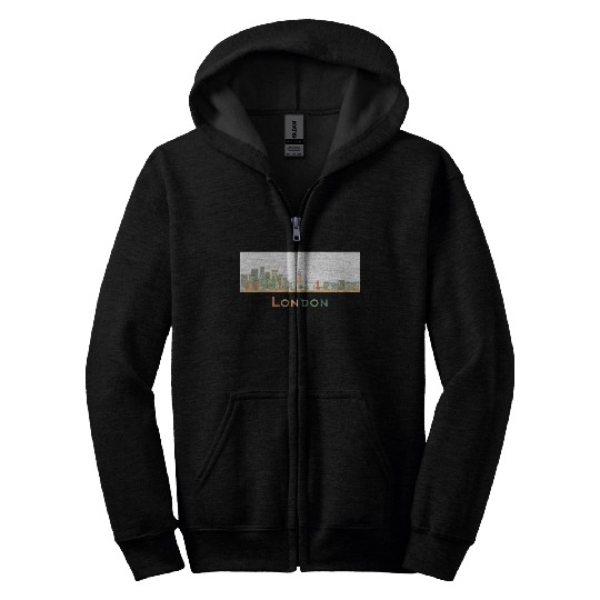 london Zip Hoodies