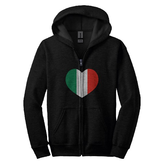Love Italian football Zip Hoodies