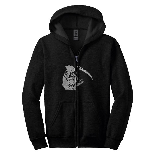 Grim Reaper Zip Hoodies