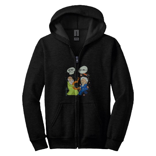 Math and Science funny Zip Hoodies