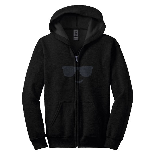 Smiley Face 3 Zip Hoodies