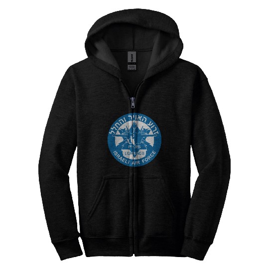 F-35 Lightning II Israel Zip Hoodies