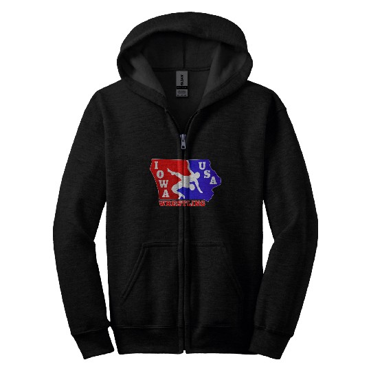 Iowa Team USA Wrestling Zip Hoodies