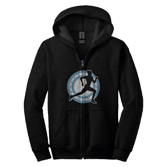 CHICAGO MARATHON 7 Zip Hoodies