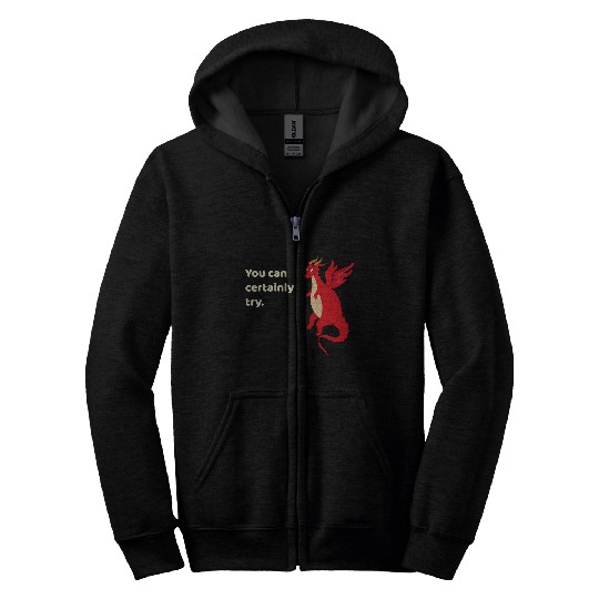 You Can Certainly Try Red Dragon Zip Hoodies
