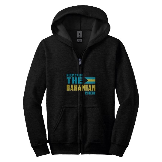 Keep Calm Bahamas Design / Gift Zip Hoodies