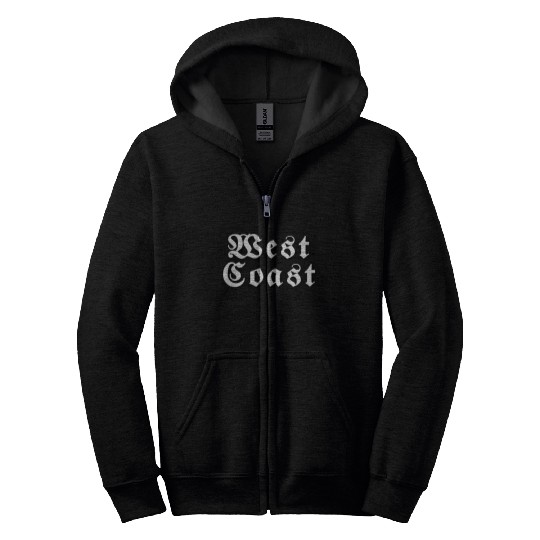West Coast Fraktur Zip Hoodies