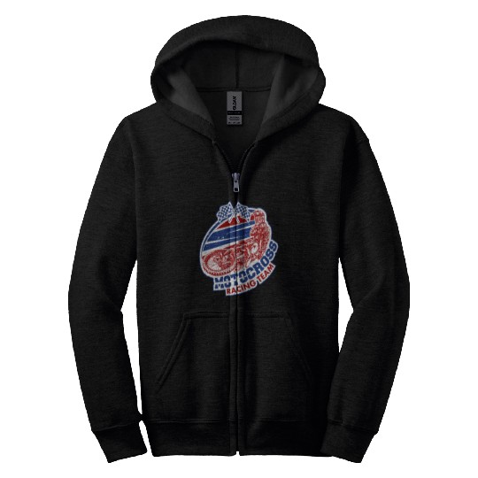 Motocross Racing Team Zip Hoodies