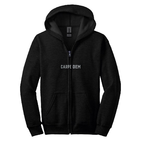 Carpe diem Zip Hoodies