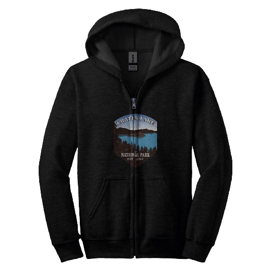 Crater Lake National Park Zip Hoodies