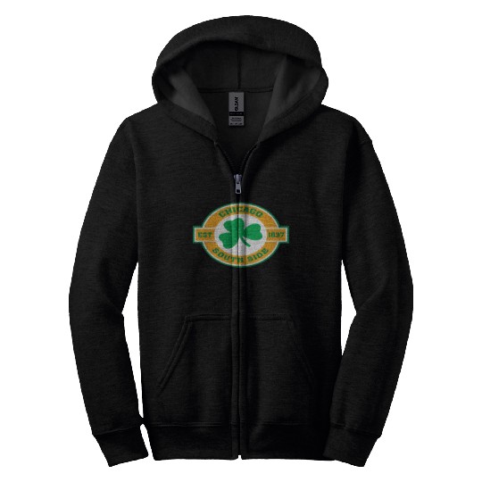 Chicago South Side Irish Active Zip Hoodies