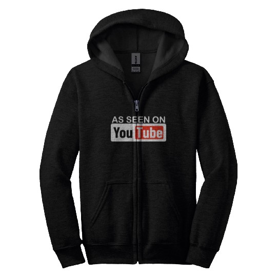 AS SEEN ON YouTube Zip Hoodies