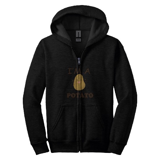 my spirit animal is a potato potato potatoes Zip Hoodies